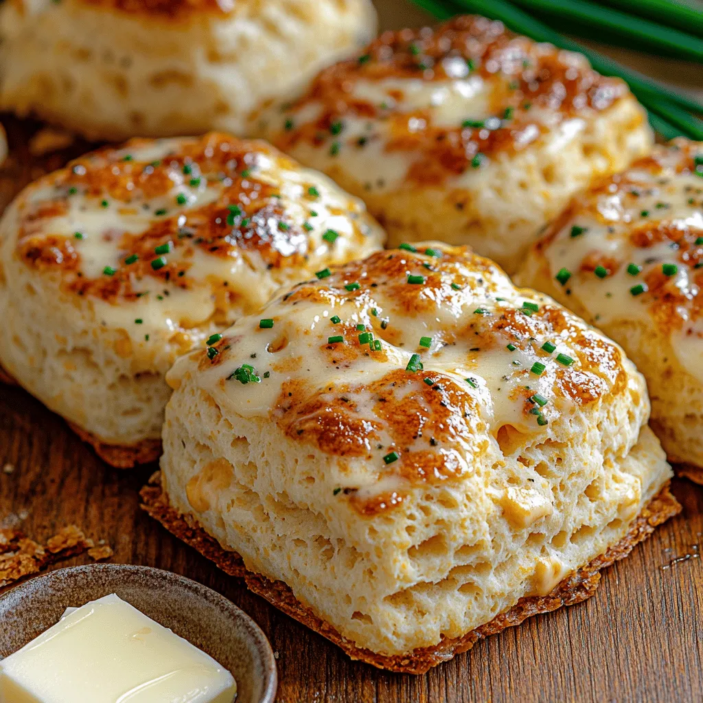 Savory Cheddar Chive Biscuits are a delightful twist on the classic biscuit, combining the rich, creamy flavor of cheddar cheese with the fresh, aromatic notes of chives. These biscuits are not just a side dish; they are a versatile addition to any meal, perfect for breakfast, brunch, or as a savory snack. Their fluffy texture and cheesy goodness have made them a favorite among home cooks and food enthusiasts alike. Whether served warm alongside a hearty soup or enjoyed on their own, these biscuits are sure to impress.