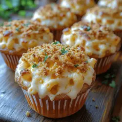 In the world of comfort food, few dishes can rival the creamy, cheesy delight of macaroni and cheese. This iconic dish, often celebrated for its warm, gooey texture and rich flavor, has been a household favorite for generations. But what if you could take this classic comfort food and transform it into a portable, bite-sized treat? Enter the Melt-In-Your-Mouth Creamy Mac and Cheese Muffins—an innovative twist on a beloved favorite that combines the nostalgic flavors of macaroni and cheese with the convenience and fun of muffin form.