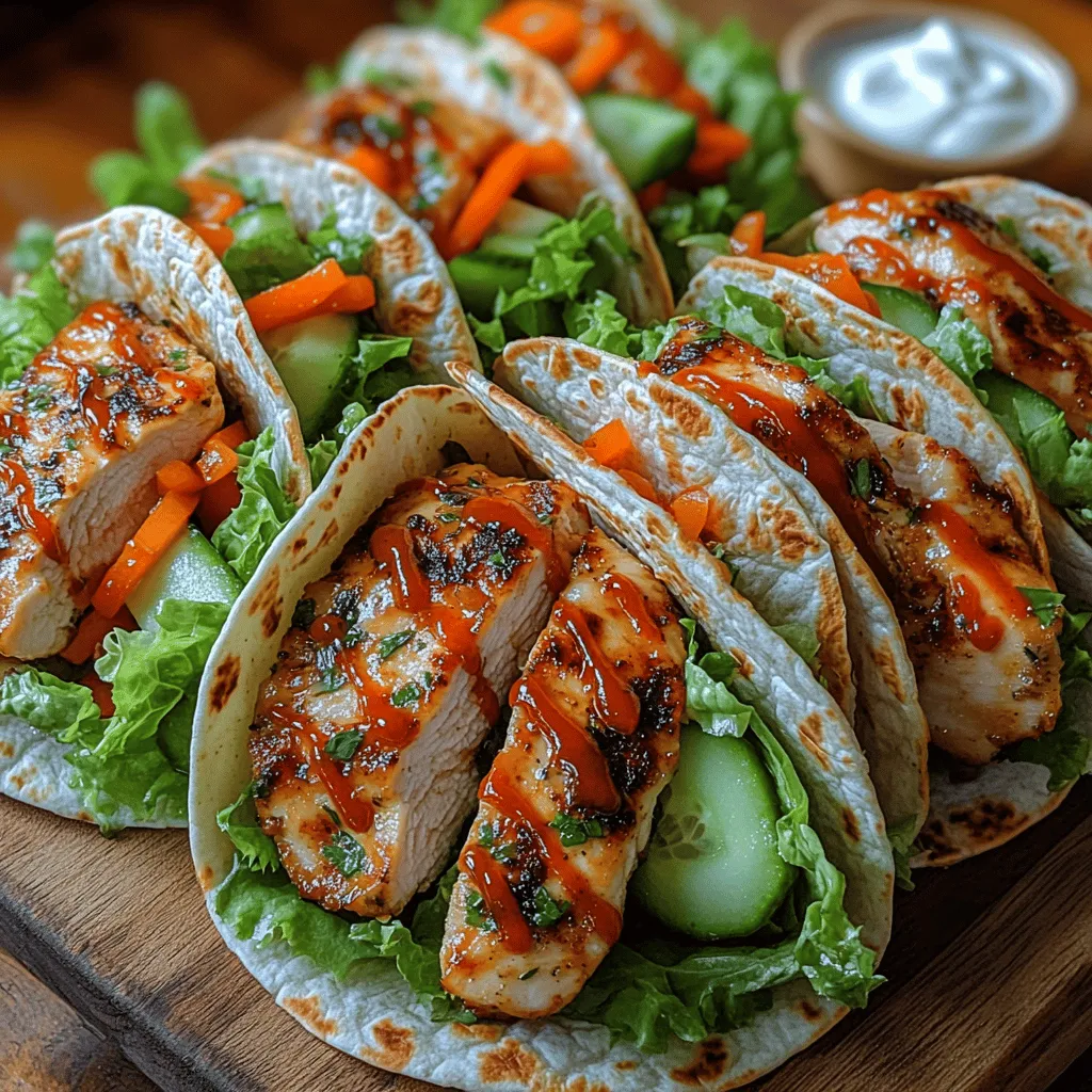 When preparing the Fiery Delight Sriracha Chicken Wraps, one of the most critical steps is ensuring that the chicken is cooked evenly. Cooking the chicken in a single layer allows for better heat distribution across the surface, resulting in a more uniform cooking process. This method not only enhances the flavor but also ensures that the chicken reaches the ideal internal temperature without becoming dry.