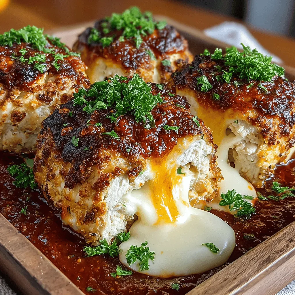 When it comes to family dinners and gatherings, few dishes can rival the comforting allure of chicken Parmesan. However, today we're putting a unique spin on this classic Italian favorite with our Cheddar-Stuffed Chicken Parmesan Roll-Ups. This dish not only elevates the traditional flavors but also introduces a melty, creamy twist with the addition of sharp cheddar cheese. Perfect for impressing guests or simply treating your family to something special, these roll-ups combine juicy chicken, rich marinara sauce, and a satisfying crunch from Italian bread crumbs, making them an irresistible option for any occasion.