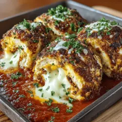 When it comes to family dinners and gatherings, few dishes can rival the comforting allure of chicken Parmesan. However, today we're putting a unique spin on this classic Italian favorite with our Cheddar-Stuffed Chicken Parmesan Roll-Ups. This dish not only elevates the traditional flavors but also introduces a melty, creamy twist with the addition of sharp cheddar cheese. Perfect for impressing guests or simply treating your family to something special, these roll-ups combine juicy chicken, rich marinara sauce, and a satisfying crunch from Italian bread crumbs, making them an irresistible option for any occasion.