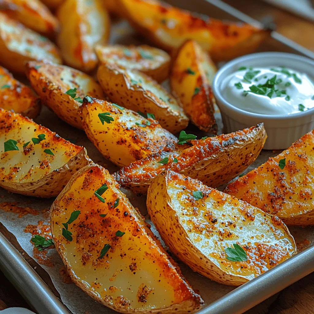 Crispy Ranch Potato Wedges are a delightful and satisfying side dish that can elevate any meal or stand alone as a tasty snack. With their golden-brown exterior and tender interior, these wedges are not just visually appealing; they also deliver a burst of flavor that makes them a crowd favorite. Their versatility shines through whether served alongside grilled meats, enjoyed at a casual gathering, or even as a movie night treat.