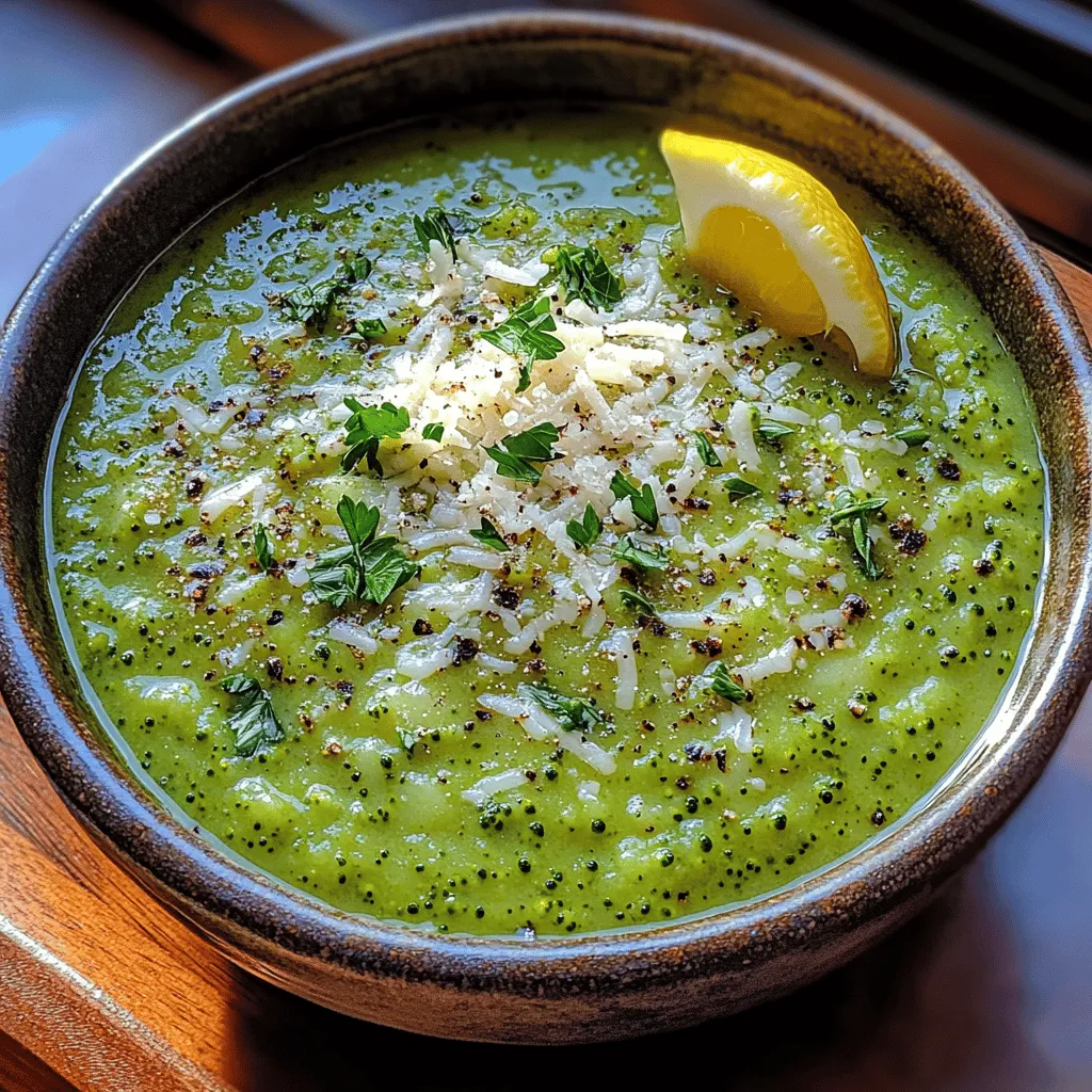 Creamy Green Bliss Broccoli Potato Soup is a delightful and nourishing dish that brings warmth and comfort to any dining table. This vibrant green soup, filled with the goodness of broccoli and potatoes, is not only easy to prepare but also packed with essential nutrients, making it a fantastic option for both busy weeknights and leisurely weekends. Whether you are a comfort food enthusiast or someone who prioritizes healthy eating, this recipe strikes the perfect balance between indulgence and nutrition.