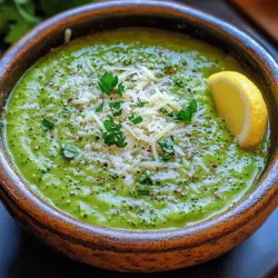 Creamy Green Bliss Broccoli Potato Soup is a delightful and nourishing dish that brings warmth and comfort to any dining table. This vibrant green soup, filled with the goodness of broccoli and potatoes, is not only easy to prepare but also packed with essential nutrients, making it a fantastic option for both busy weeknights and leisurely weekends. Whether you are a comfort food enthusiast or someone who prioritizes healthy eating, this recipe strikes the perfect balance between indulgence and nutrition.