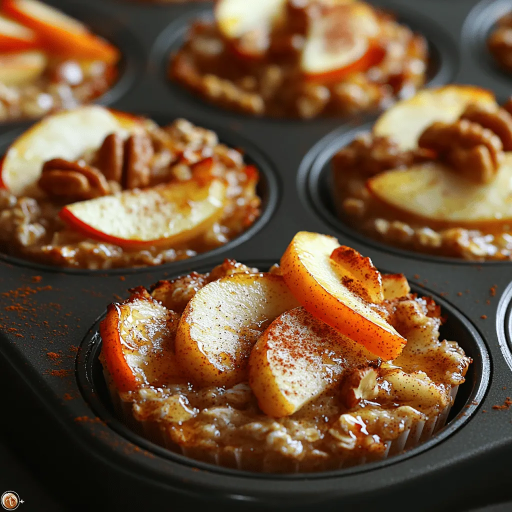 Sweet Apple Cinnamon Oat Cups