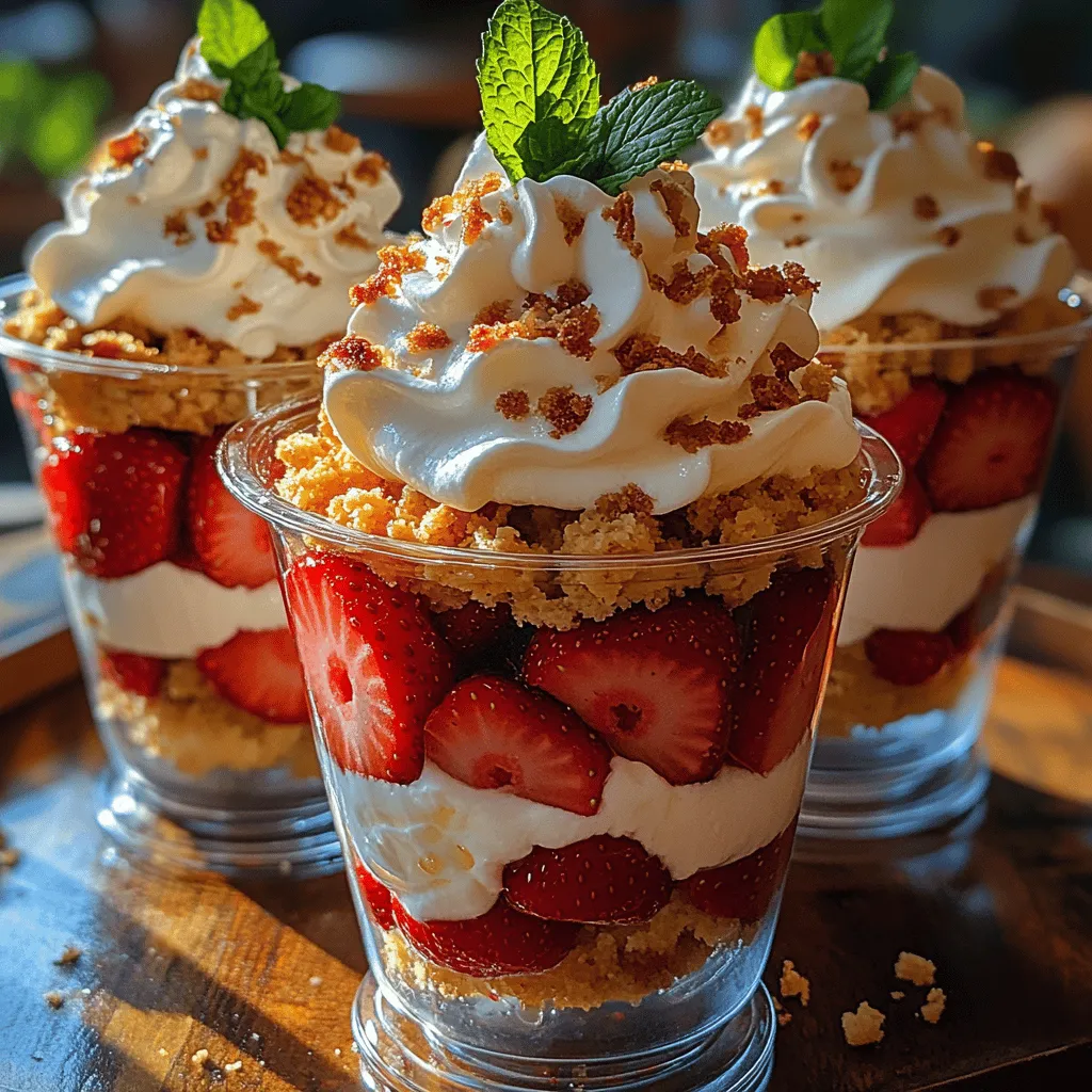 When it comes to quintessential summer desserts, few treats can rival the lightness and freshness of strawberry shortcake. This Luscious Strawberry Shortcake Cups recipe captures the essence of this beloved classic while offering a modern twist that elevates its presentation and flavor. Perfect for picnics, barbecues, or as a simple yet impressive finale to any meal, these delightful cups are sure to satisfy both the sweet tooth and the aesthetic senses.