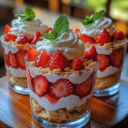 When it comes to quintessential summer desserts, few treats can rival the lightness and freshness of strawberry shortcake. This Luscious Strawberry Shortcake Cups recipe captures the essence of this beloved classic while offering a modern twist that elevates its presentation and flavor. Perfect for picnics, barbecues, or as a simple yet impressive finale to any meal, these delightful cups are sure to satisfy both the sweet tooth and the aesthetic senses.