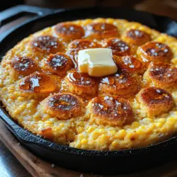 Cornbread is more than just a side dish; it's a comforting staple deeply rooted in Southern cuisine. With its golden crust and soft, crumbly interior, cornbread has graced tables across the South for generations, serving as a versatile accompaniment to a myriad of meals. Whether enjoyed alongside savory dishes like chili and barbecue or simply as a snack with a pat of butter, cornbread embodies warmth and hospitality. Today, we introduce a delightful twist on this classic: "Golden Delight: Sweet Honey Butter Cornbread." This recipe elevates traditional cornbread with the natural sweetness of honey and a decadent homemade sweet butter topping, creating a flavor profile that is sure to please.