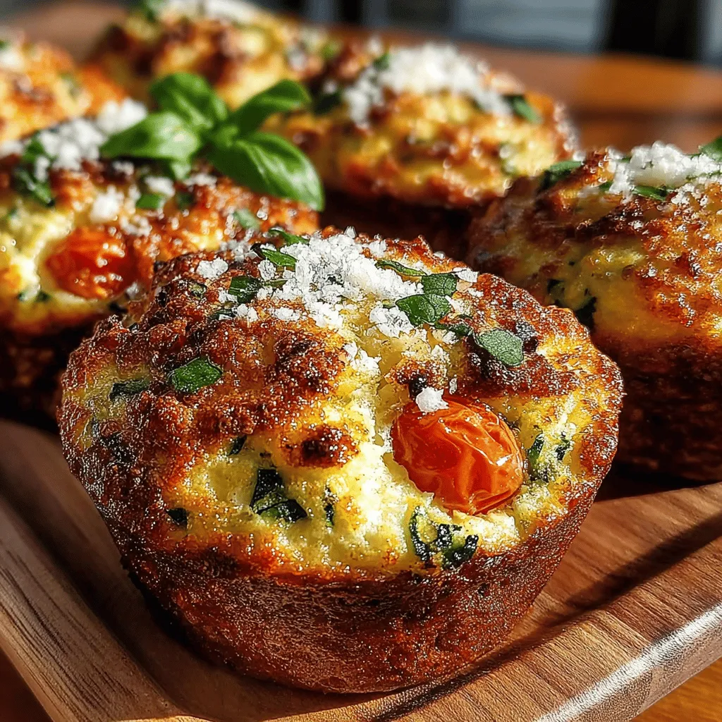 In the quest for healthy snacks and side dishes, the Savory Parmesan Zoodle Muffin Bakes emerge as a delightful solution that satisfies both taste buds and nutritional needs. These muffins are not only packed with flavor but also offer a guilt-free indulgence that can fit seamlessly into a variety of dietary preferences, including low-carb and gluten-free diets. The combination of zucchini noodles, or zoodles, with the rich taste of Parmesan cheese, fresh herbs, and colorful vegetables makes for an irresistible treat that can be enjoyed any time of day.
