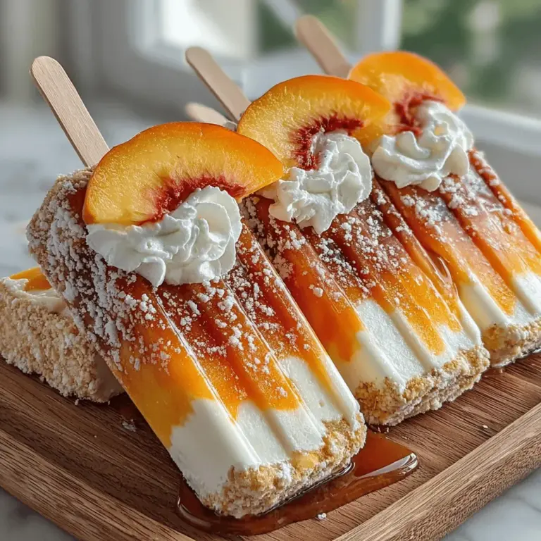 As the temperatures rise and the sun shines brighter, there’s nothing quite like a refreshing, homemade treat to cool down and enjoy the bliss of summer. Enter Peachy Paradise Popsicles, a delightful fusion of creamy texture and fruity sweetness that appeals to both kids and adults alike. These popsicles are not only a delicious way to satisfy your sweet tooth but also a nutritious option packed with wholesome ingredients. In this article, we will take a deep dive into the delightful world of Peachy Paradise Popsicles. You’ll discover an easy-to-follow recipe, learn about the health benefits of each ingredient, and explore creative ways to customize your popsicles for a uniquely personal touch.