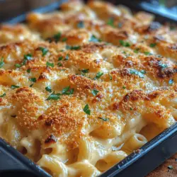 Creamy Delight Mac & Cheese with a Crunch
