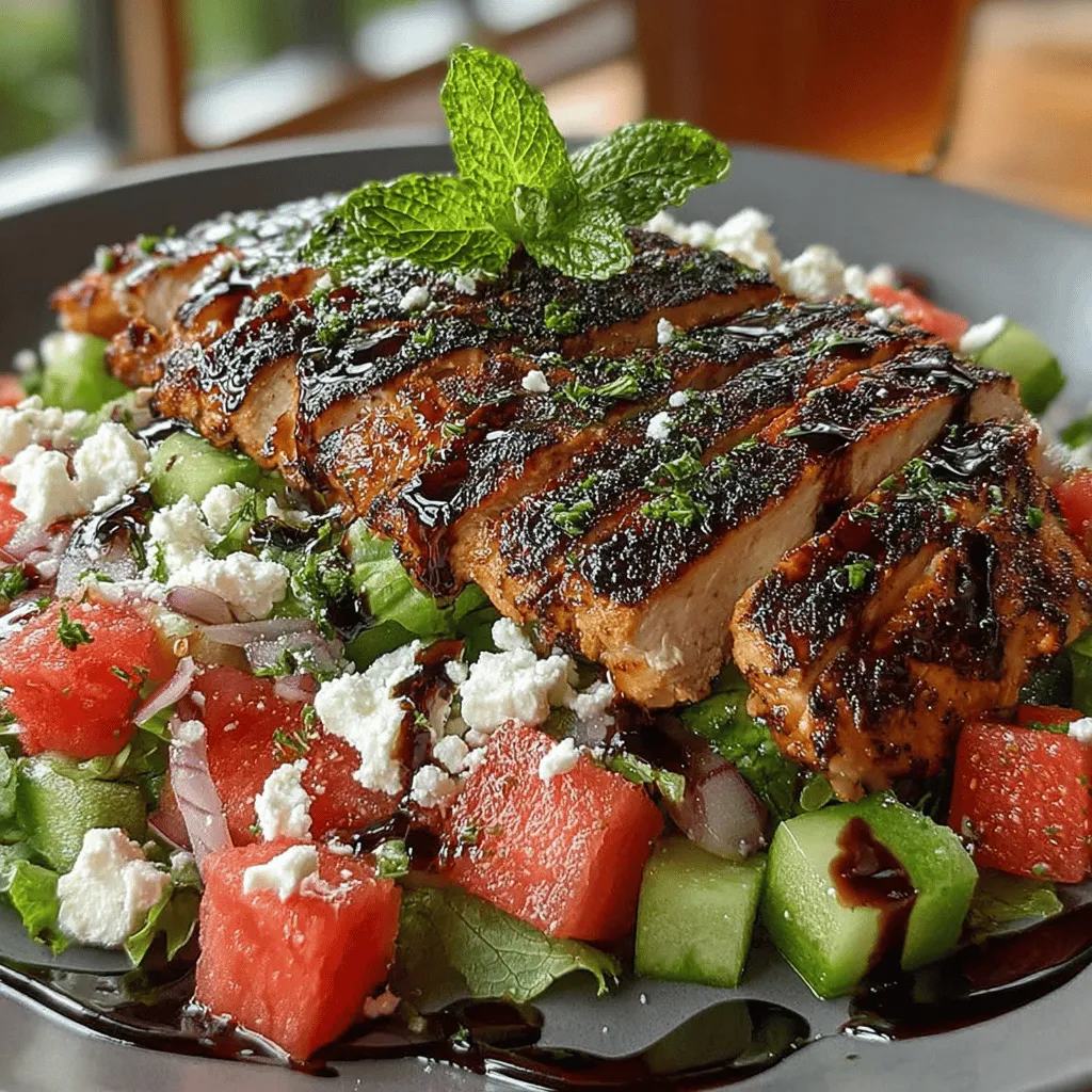 In the world of culinary delights, the combination of savory and sweet often leads to remarkable dishes that tantalize the taste buds. One such dish is the Grilled Chicken & Watermelon Salad—a vibrant, refreshing salad perfect for warm weather dining. This recipe not only bursts with flavor but also provides a healthy balance of protein and fresh produce, making it an ideal choice for summer picnics, barbecues, or simply a light dinner at home.