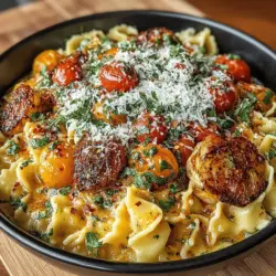 Creamy Roasted Tomato & Garlic Pull-Apart Pasta