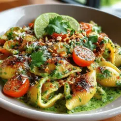 Avocado Delight Pasta Shells