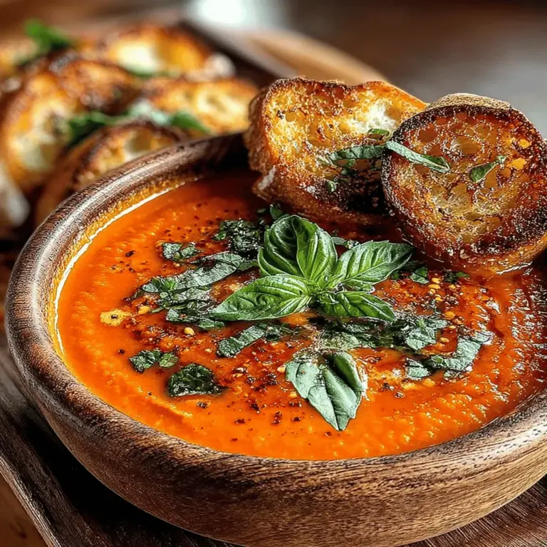 When it comes to comfort food, few dishes evoke the same sense of warmth and nostalgia as a bowl of creamy tomato basil soup. This beloved classic combines the rich, tangy flavors of ripe tomatoes with the aromatic freshness of basil, creating a dish that is not only satisfying but also deeply nourishing. Whether enjoyed on a chilly evening or as a refreshing summer meal, creamy tomato basil bliss offers a delightful experience that appeals to both the palate and the soul.