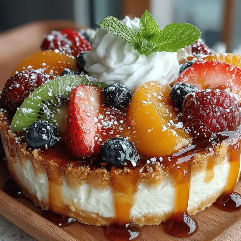Choosing the right fruits is crucial for the success of your Sun-Kissed Summer Fruit Pizza. Opt for fruits that are in season for maximum flavor and sweetness. When selecting fruits, look for: