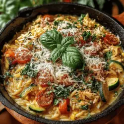 One-Pan Creamy Corn & Zucchini Orzo Delight: Recipe Completion