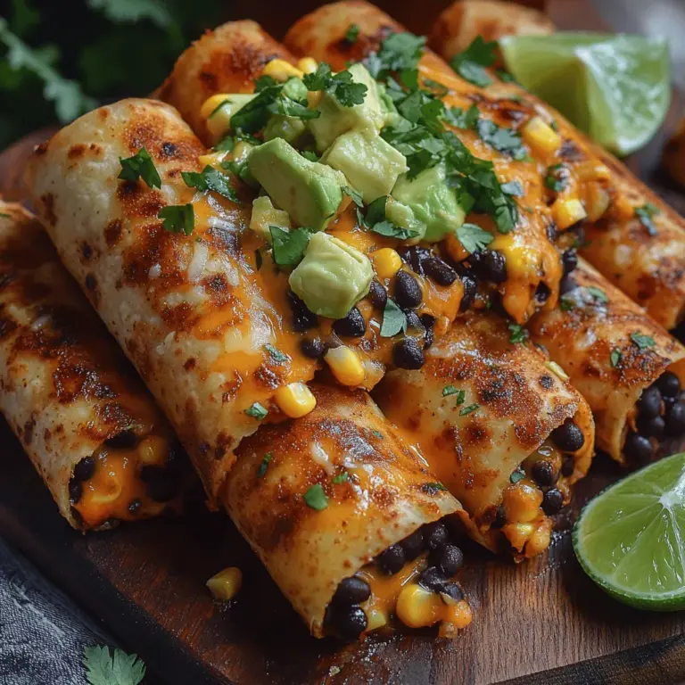 If you’re on the lookout for a dish that perfectly balances taste, texture, and nutrition, look no further than Crunchy Crispy Black Bean Taquitos. These delightful rolled tortillas are not only a staple in Mexican cuisine but have also gained immense popularity across various cultures, adapting to local tastes and dietary preferences. Taquitos, often filled with meats or cheeses, are celebrated for their satisfying crunch and robust flavor, making them a favorite at parties, casual dinners, and even as a quick snack.