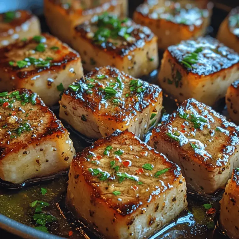 Savory Garlic Butter Steak Bites are a delightful dish that combines the rich flavors of perfectly seared steak with the aromatic essence of garlic and the lusciousness of butter. This recipe has gained immense popularity among food enthusiasts for its simplicity and the depth of flavor it brings to the table. Whether you're hosting a dinner party, looking for a quick weeknight meal, or seeking a dish to impress your loved ones, these steak bites offer an irresistible option that is both satisfying and indulgent.