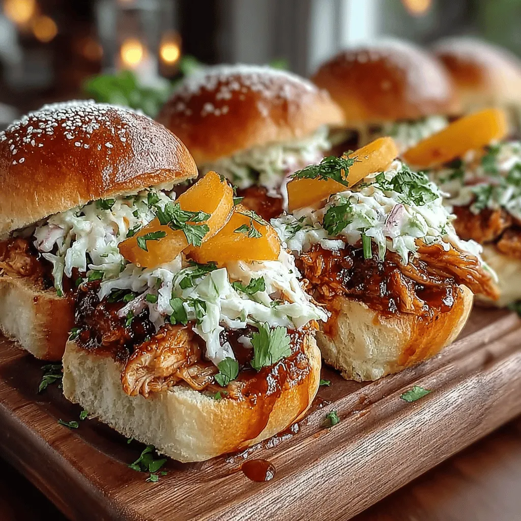 As the warm days of summer approach, the desire for refreshing and flavorful dishes becomes all the more pronounced. One recipe that stands out for its vibrant taste and ease of preparation is the Peach Honey BBQ Chicken Sliders. This delightful dish is an ideal choice for gatherings, barbecues, or casual dinners with friends and family. The sliders combine the sweetness of ripe peaches with the smoky, tangy notes of BBQ sauce, creating a mouthwatering experience that’s sure to impress your guests.