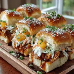 Peach Honey BBQ Chicken Sliders: A Flavorful Summer Delight