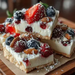 Fruity Frozen Yogurt Bark Delight is a refreshing, healthy treat that brilliantly combines the creamy richness of yogurt with the vibrant flavors of fresh fruits. As the temperatures rise, finding a guilt-free indulgence becomes essential, and this delightful recipe serves as the perfect solution. Not only is it a delicious way to satisfy your sweet tooth, but it also provides a nutritious boost, making it an ideal snack or dessert option for those mindful of their health.