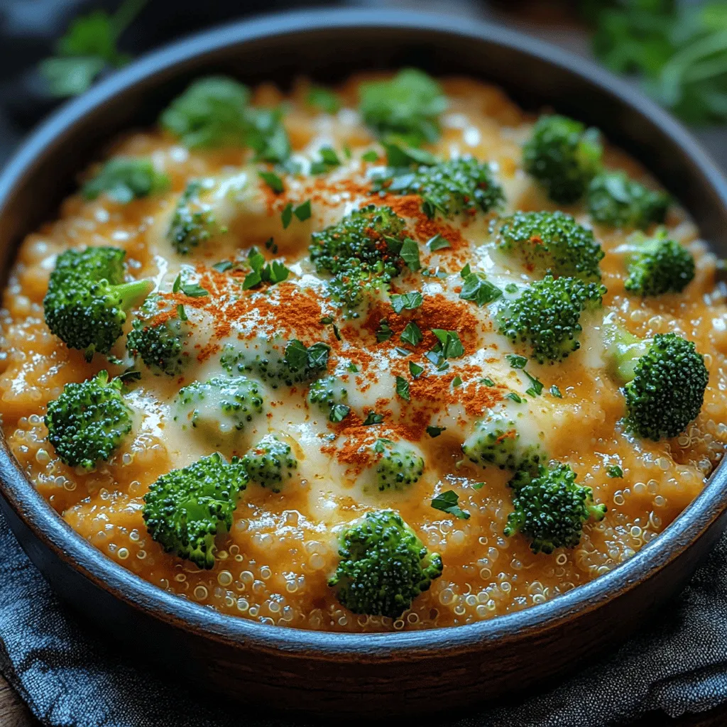 In a world where healthy eating often feels overwhelming, the Creamy Broccoli Quinoa Skillet stands out as a quick, nutritious, and delicious option. This dish combines the wholesome goodness of quinoa and broccoli with the richness of cream and cheese, making it a perfect choice for both busy weeknights and special occasions. Packed with protein, fiber, and essential nutrients, this skillet meal is not only easy to prepare but is also a crowd-pleaser that can be enjoyed by vegans and omnivores alike.