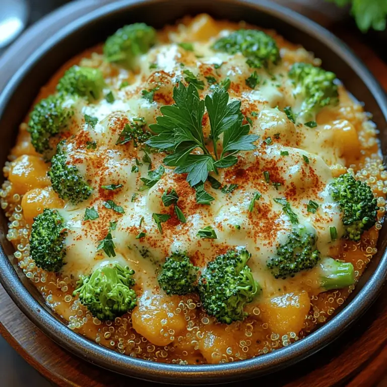 In a world where healthy eating often feels overwhelming, the Creamy Broccoli Quinoa Skillet stands out as a quick, nutritious, and delicious option. This dish combines the wholesome goodness of quinoa and broccoli with the richness of cream and cheese, making it a perfect choice for both busy weeknights and special occasions. Packed with protein, fiber, and essential nutrients, this skillet meal is not only easy to prepare but is also a crowd-pleaser that can be enjoyed by vegans and omnivores alike.