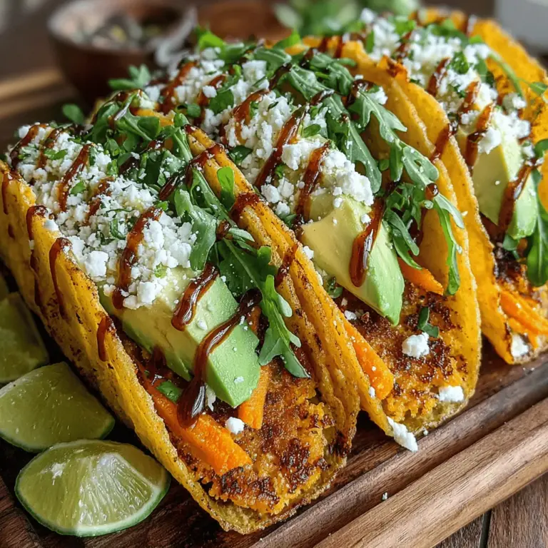 In recent years, the culinary world has witnessed a remarkable shift toward vegetarian and healthy eating options. With more people recognizing the benefits of plant-based diets, there has been an explosion of creative recipes that cater to diverse dietary preferences. One such innovative dish that has captured the hearts (and taste buds) of food enthusiasts is the Sweet and Smoky Carrot Fritter Tacos. These tantalizing tacos combine the earthy sweetness of carrots with a medley of spices to create a meal that is not only delicious but also packed with nutrition.