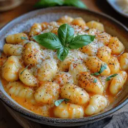 Creamy Roasted Pepper Gnocchi