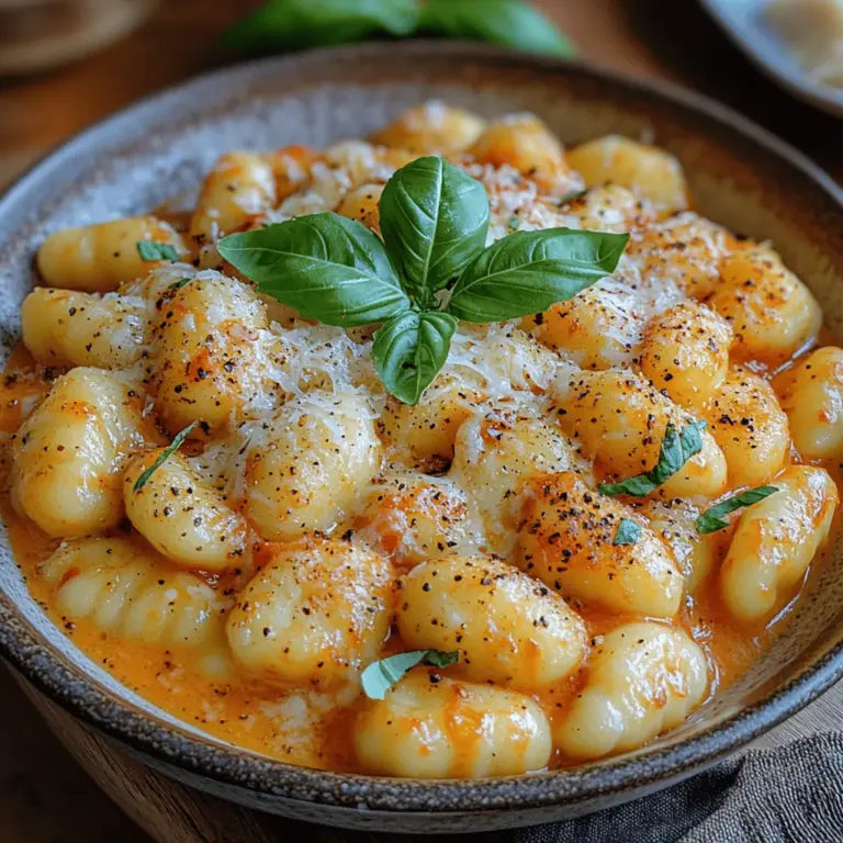 In the world of comfort food, few dishes evoke the same sense of warmth and satisfaction as Italian cuisine. The rich, hearty flavors and enticing aromas of Italian dishes have a unique ability to transport diners straight to the sun-kissed landscapes of Italy. Among the many culinary treasures the Italian kitchen has to offer, Creamy Roasted Pepper Gnocchi stands out as a vibrant and comforting choice. This dish is not only a feast for the eyes, with its creamy texture and vibrant colors, but it also delights the palate with the harmonious blend of roasted peppers and pillowy potato gnocchi.