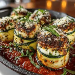 Herb-Infused Ricotta Zucchini Rollatini Recipe