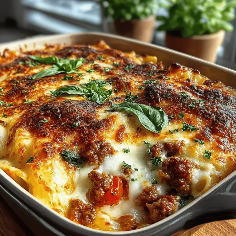 As you prepare to assemble your Cheesy Baked Spinach and Sausage Ziti, the way you layer your ingredients is crucial for achieving a balanced and flavorful dish. Start by spreading a thin layer of the sauce on the bottom of your baking dish. This will prevent the pasta from sticking and create a delicious base for your ziti.
