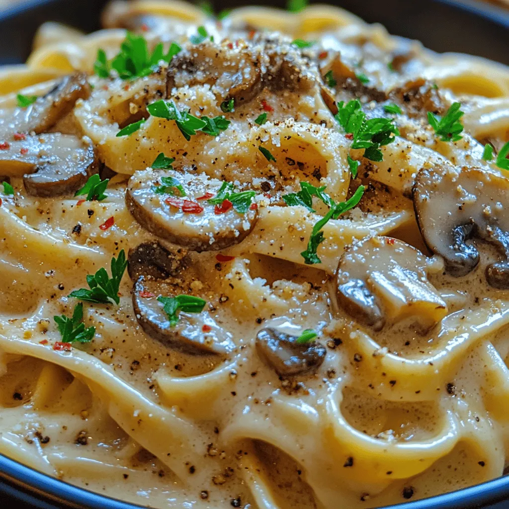 When it comes to comfort food, few dishes can rival the rich, indulgent flavors of Savory Creamy Mushroom Garlic Pasta. This delightful recipe encapsulates the earthy essence of mushrooms, the luxurious creaminess that envelops each strand of pasta, and the aromatic allure of garlic, making it a perfect choice for both weeknight dinners and special occasions. Whether you're looking to impress guests or simply treat yourself to a satisfying meal, this dish is quick and easy to prepare, ensuring that you don’t have to compromise on taste for convenience.