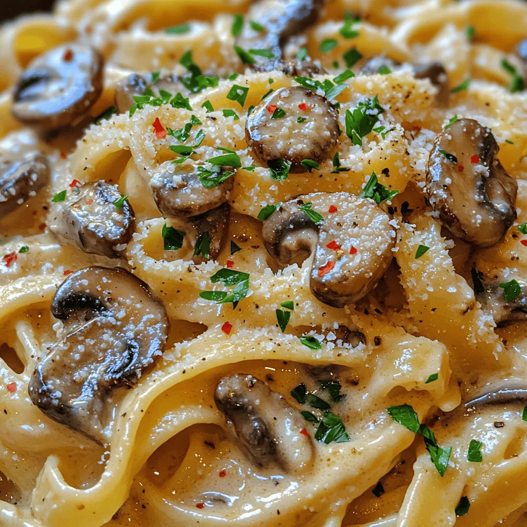 When it comes to comfort food, few dishes can rival the rich, indulgent flavors of Savory Creamy Mushroom Garlic Pasta. This delightful recipe encapsulates the earthy essence of mushrooms, the luxurious creaminess that envelops each strand of pasta, and the aromatic allure of garlic, making it a perfect choice for both weeknight dinners and special occasions. Whether you're looking to impress guests or simply treat yourself to a satisfying meal, this dish is quick and easy to prepare, ensuring that you don’t have to compromise on taste for convenience.