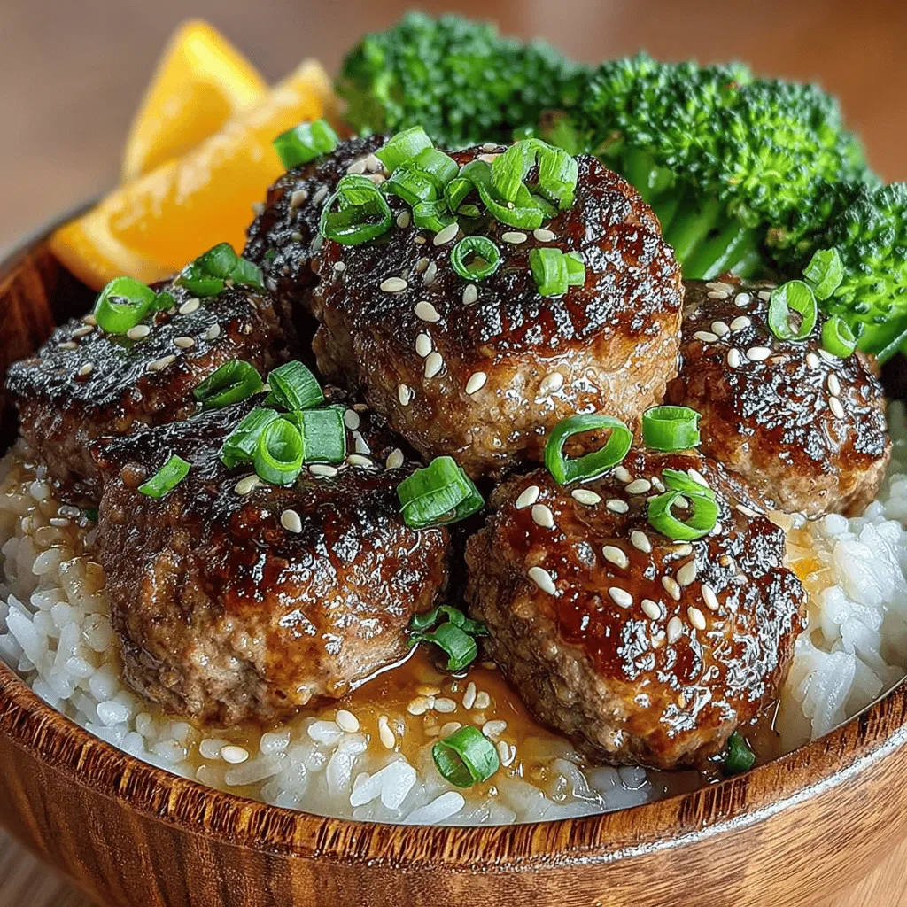 The Spicy Honey Garlic Meatball Bowl is a delightful fusion of flavors that caters to both the adventurous palate and those seeking comfort in a hearty meal. This dish combines succulent meatballs, glazed in a spicy honey garlic sauce, served over a bed of rice or quinoa, and accompanied by vibrant vegetables. The balance of sweet, spicy, and savory notes makes this bowl not just a meal but an experience that tantalizes the taste buds.