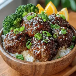 The Spicy Honey Garlic Meatball Bowl is a delightful fusion of flavors that caters to both the adventurous palate and those seeking comfort in a hearty meal. This dish combines succulent meatballs, glazed in a spicy honey garlic sauce, served over a bed of rice or quinoa, and accompanied by vibrant vegetables. The balance of sweet, spicy, and savory notes makes this bowl not just a meal but an experience that tantalizes the taste buds.