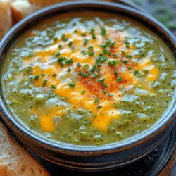 In the realm of comforting foods, few dishes can match the heartwarming embrace of a creamy soup. Among these, Cheesy Green Delight stands out as a delightful concoction that marries the nutritious benefits of broccoli with the rich, indulgent taste of cheese. This creamy broccoli cheese soup not only satisfies cravings but also nourishes the body, making it a perfect option for those seeking both comfort and health in their meals.