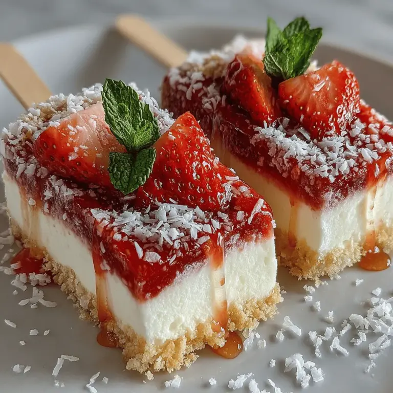 As the warm weather approaches, there's nothing quite like indulging in a refreshing treat to cool down. Homemade popsicles have surged in popularity over the years, thanks to their customizable nature and the ability to incorporate wholesome ingredients. Among the myriad of flavors to choose from, Delightful Strawberry Coconut Bliss Pops stand out as not only a delicious option but also a healthy one. These popsicles combine the sweet, tangy flavor of fresh strawberries with the creamy richness of coconut milk, creating a delightful balance that’s perfect for any occasion.