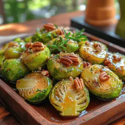Sweet Maple Glazed Brussels Sprouts