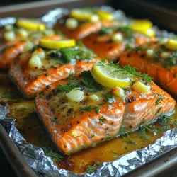Discover the delightful simplicity of Herb Garlic Butter Salmon Foil, a dish that captures both flavor and convenience. This recipe is not only easy to prepare but also packed with nutrients, making it an excellent choice for weeknight dinners or special occasions. With its aromatic blend of garlic, fresh herbs, and zesty lemon, this salmon dish is sure to impress even the most discerning palates. Let's dive into the details of this delectable recipe, exploring its ingredients, preparation methods, and the culinary science that makes it so appealing.