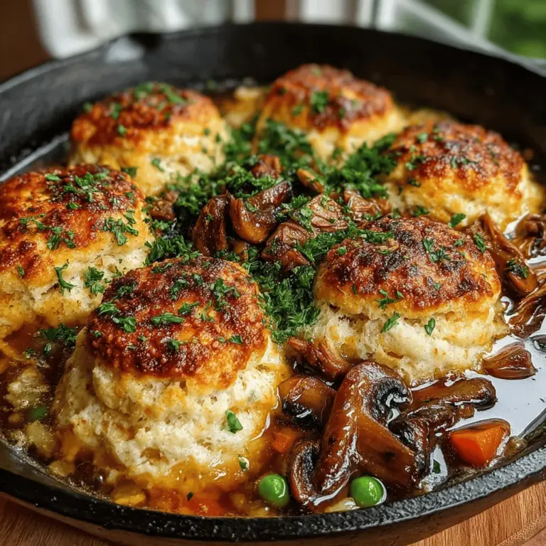 Discover the warmth and comfort of a homemade Savory Cheddar Herb Biscuit Pot Pie, a dish that brings together a hearty filling of chicken, vegetables, and aromatic herbs, all topped with fluffy, cheesy biscuits. This delightful recipe is perfect for family dinners or cozy gatherings, blending rich flavors and textures that will satisfy your cravings. Whether you are looking to impress guests or simply want a comforting meal at the end of a long day, this pot pie has you covered. In this article, we will explore the various components of this dish, delve into the cooking process, and provide tips for ensuring your pot pie is a hit.
