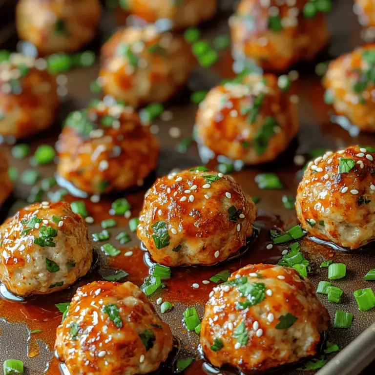 Meatballs are a beloved staple in cuisines around the world, each culture bringing its unique spin to this versatile dish. From Italian spaghetti and meatballs to Swedish köttbullar, these savory morsels have found their way into countless homes and hearts. Their adaptability makes them an ideal choice for any meal, whether served as an appetizer, a main course, or even tucked into a sandwich. In this article, we are excited to introduce you to a vibrant twist on traditional meatballs: Spicy Sriracha Turkey Meatballs.