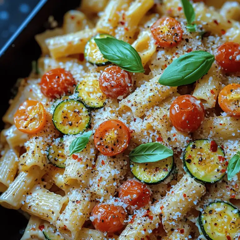 When it comes to comfort food, few dishes can compete with a creamy pasta that delights the palate while also nourishing the body. The Creamy Zucchini Tomato Pasta is a perfect example of this culinary balance, combining the richness of cream with the fresh flavors of garden vegetables. This dish is not only satisfying but also offers a healthy twist, making it an ideal option for busy weeknights or leisurely weekend dinners.