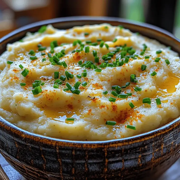In the world of comfort food, creamy garlic cauliflower mash stands out as a deliciously healthy alternative to traditional mashed potatoes. This dish marries the rich flavors of garlic and butter with the nutritional benefits of cauliflower, making it an excellent choice for both casual family dinners and elegant gatherings. Whether you’re seeking a low-carb option or simply looking to incorporate more vegetables into your diet, this creamy garlic cauliflower mash recipe is sure to impress.