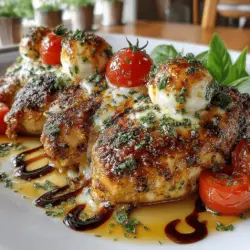 Cheesy Caprese Chicken Bake: A Flavorful Delight