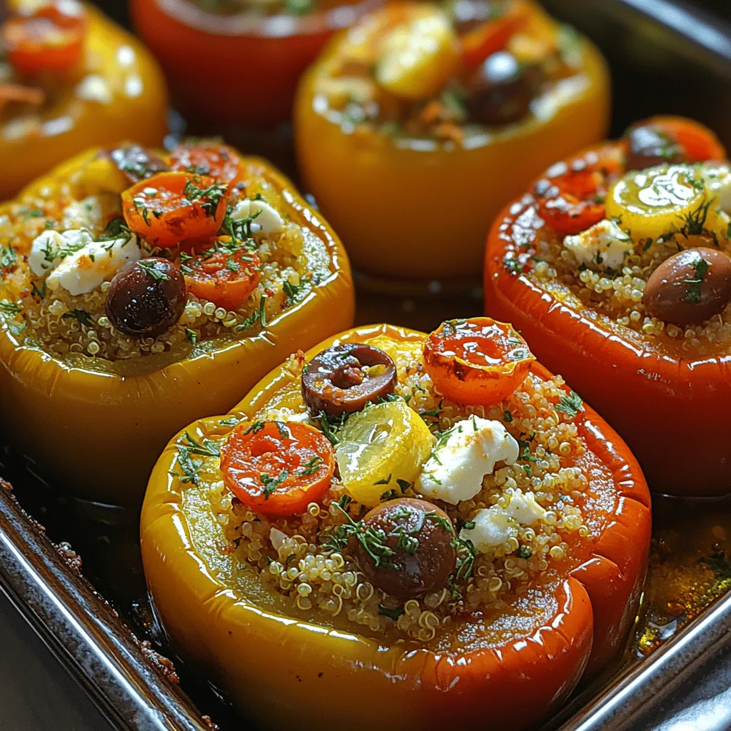 Herbed feta stuffed peppers are not just a dish; they are a delightful fusion of flavors and a beautiful representation of Mediterranean cuisine. This recipe combines the freshness of vibrant bell peppers with the rich, creamy texture of feta cheese, creating a dish that is both visually appealing and palate-pleasing. Originating from various Mediterranean cultures, stuffed peppers have become a beloved staple, often served as an appetizer, main course, or side dish. Their versatility allows for countless variations, making them a favorite for many home cooks.