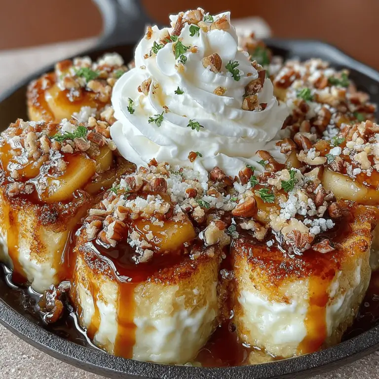Imagine starting your day with a dish that encapsulates the warm, homey flavors of a classic apple pie, all while delivering the comforting familiarity of French toast. The Warm Apple Pie French Toast Skillet is a decadent breakfast option that brings together the best of both worlds, transforming a traditional morning staple into a delightful experience that feels like a warm hug. This recipe is not only perfect for family gatherings or special occasions, but it also serves as a wonderful way to make any ordinary day feel extraordinary.