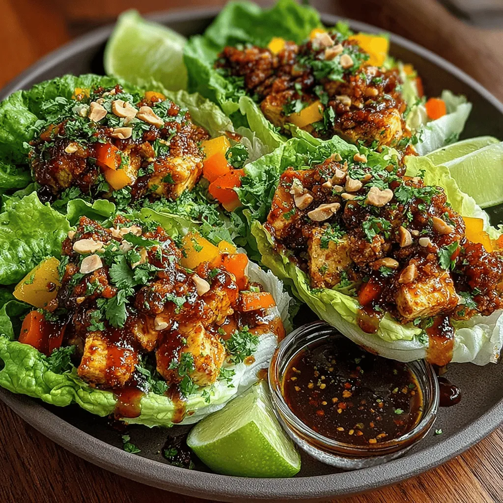 In the world of culinary delights, few dishes manage to strike a balance between health, taste, and presentation as effectively as Tofu Lettuce Wraps with Strawberry Glaze. This recipe showcases a delightful fusion of savory and sweet, combining the richness of firm tofu with the vibrant, tangy notes of a homemade strawberry glaze. Whether you're searching for a light meal option or a unique appetizer to impress your guests, these wraps will not only satisfy your taste buds but also provide a feast for the eyes.