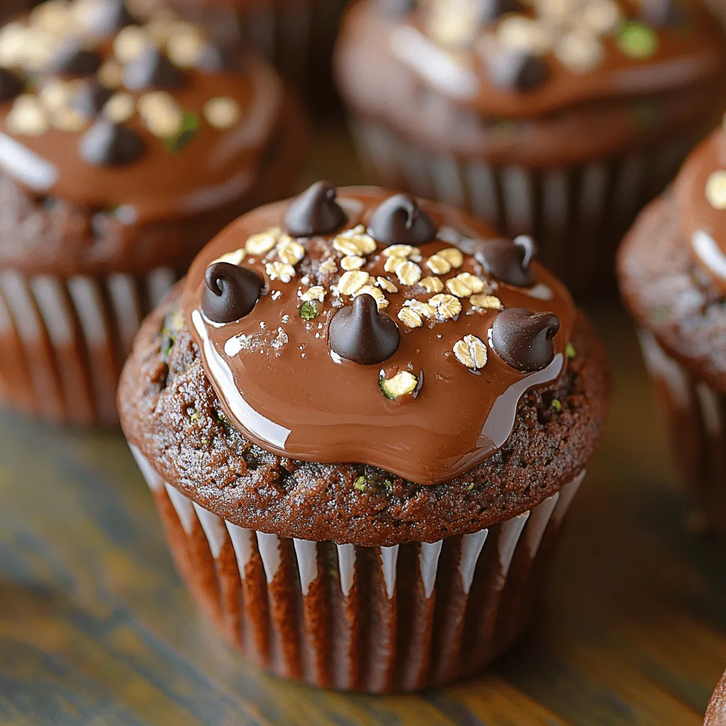 Decadent Delight: Healthy Chocolate Zucchini Muffins